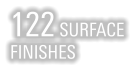 122 SURFACE FINISHES